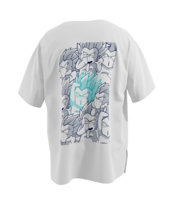 T-shirt Blanc AR 2Street-Studio x Urban Arts Magazine - "Ghost KAMIKAZE" par Iyaba