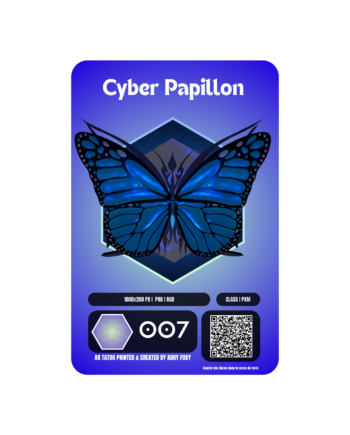 AR Tattoo - Cyber Papillon